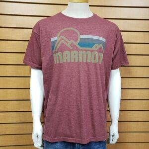 Marmot Short Sleeve T-Shirt Size XL Graphic Print Tee